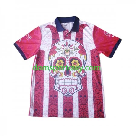 Koszulka Deportivo Guadalajara Day of the Dead Wyjazdowe Koszulki Piłkarskie 2023-2024 Krótki Rękaw